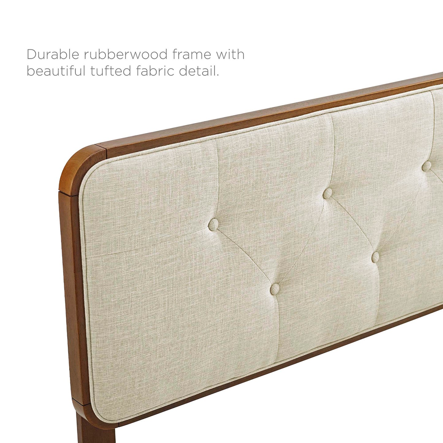 Bridgette Wood King Platform Bed With Angular Frame by Furniture For America