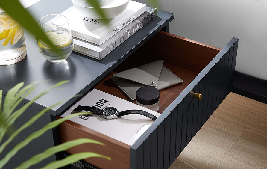 Genevieve Nightstand in Blue