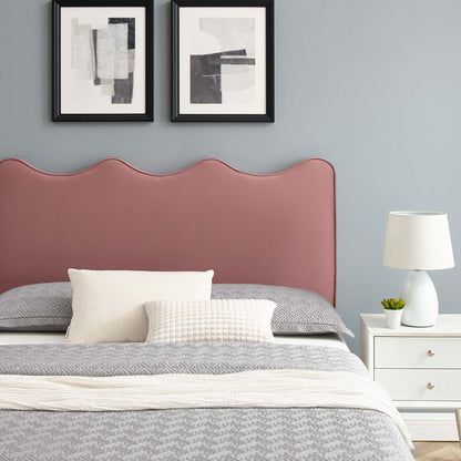 Current Performance Velvet Twin Platform Bed by Furniture For America
