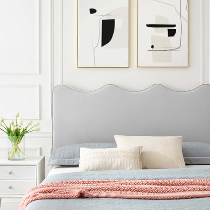 Current Performance Velvet Full Platform Bed by Furniture For America