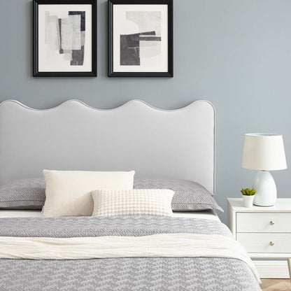 Current Performance Velvet Queen Platform Bed by Furniture For America