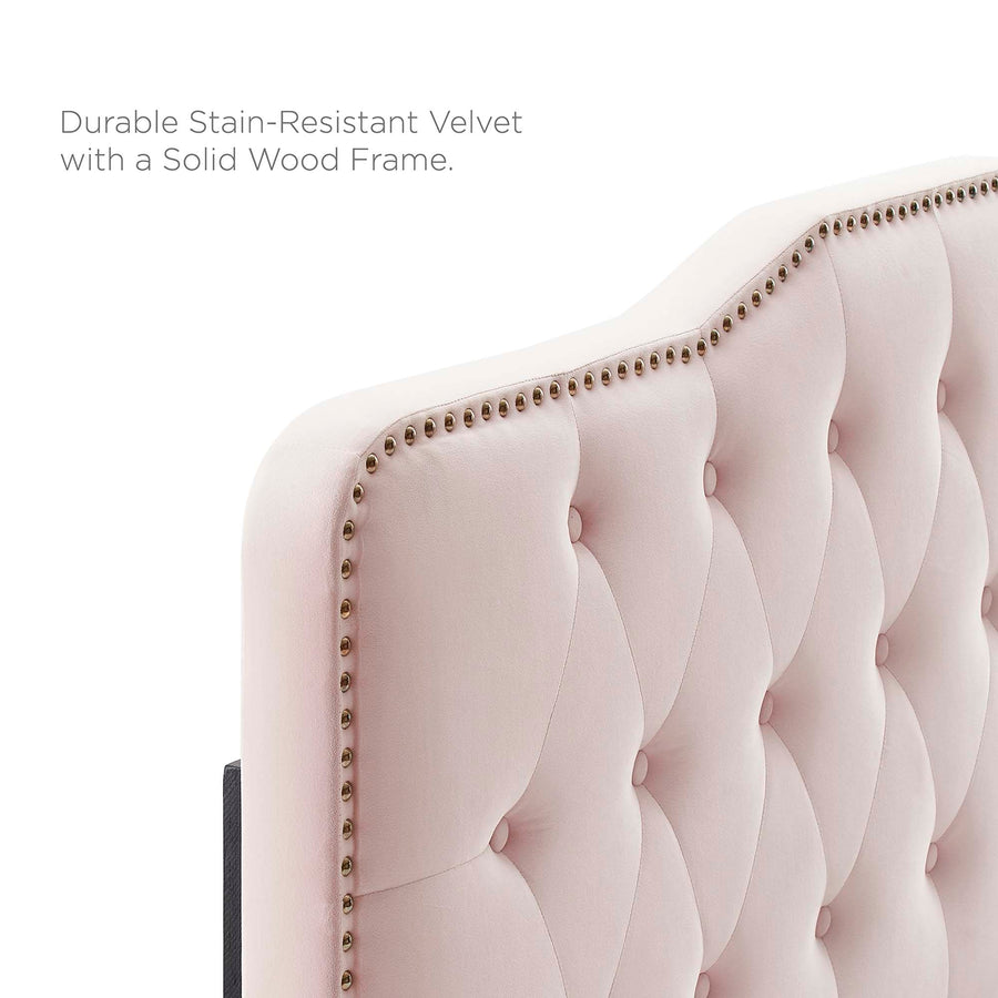 Reese Full Platform Bed in Pink