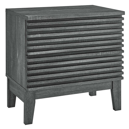 Render Two-Drawer Nightstand by Furniture For America
