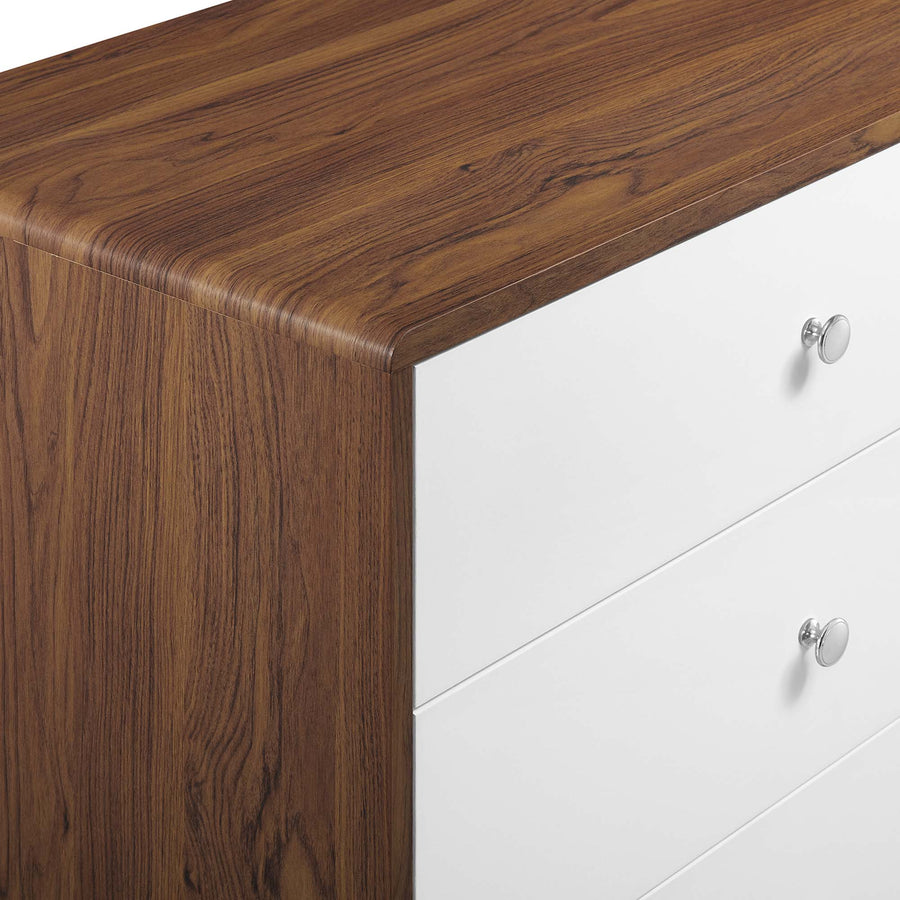 Emery 60" Dresser in Walnut White
