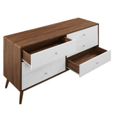 Emery 60" Dresser in Walnut White