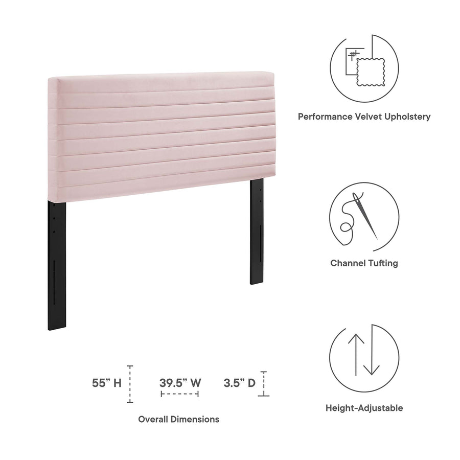 Alba Twin Headboard in Pink