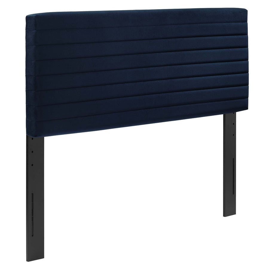 Alba Full/Queen Headboard in Midnight Blue