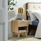 Wren 1-Drawer Nightstand in Oak
