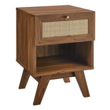 Wren 1-Drawer Nightstand in Walnut