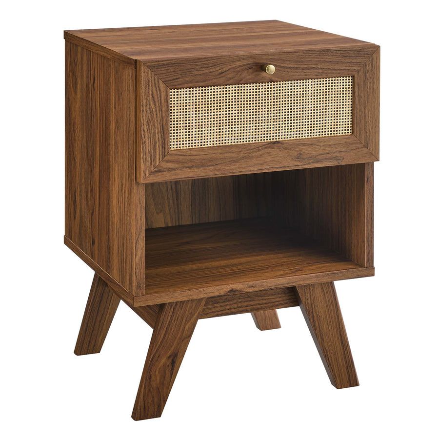 Wren 1-Drawer Nightstand in Walnut