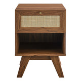 Wren 1-Drawer Nightstand in Walnut
