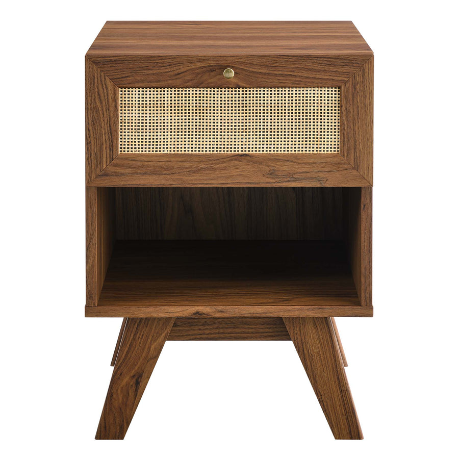 Wren 1-Drawer Nightstand in Walnut
