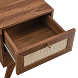 Wren 1-Drawer Nightstand in Walnut