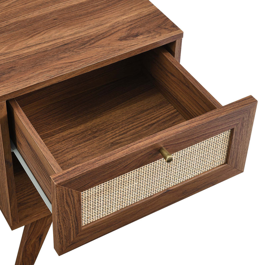 Wren 1-Drawer Nightstand in Walnut