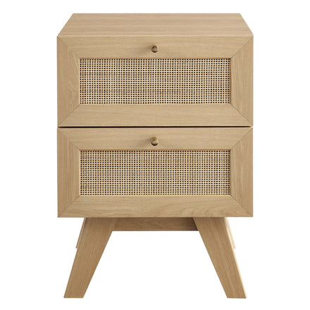 Soma 2-Drawer Nightstand in Oak