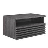 Vera Wall-Mount Nightstand in Charcoal