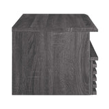 Vera Wall-Mount Nightstand in Charcoal
