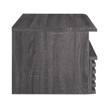 Render Wall-Mount Nightstand in Charcoal