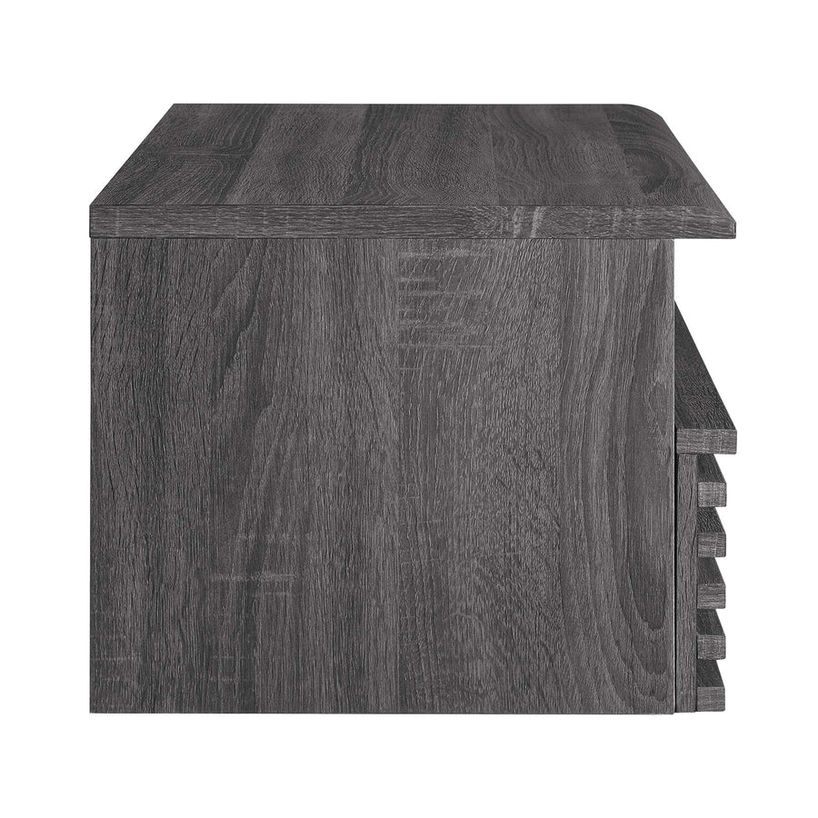 Vera Wall-Mount Nightstand in Charcoal