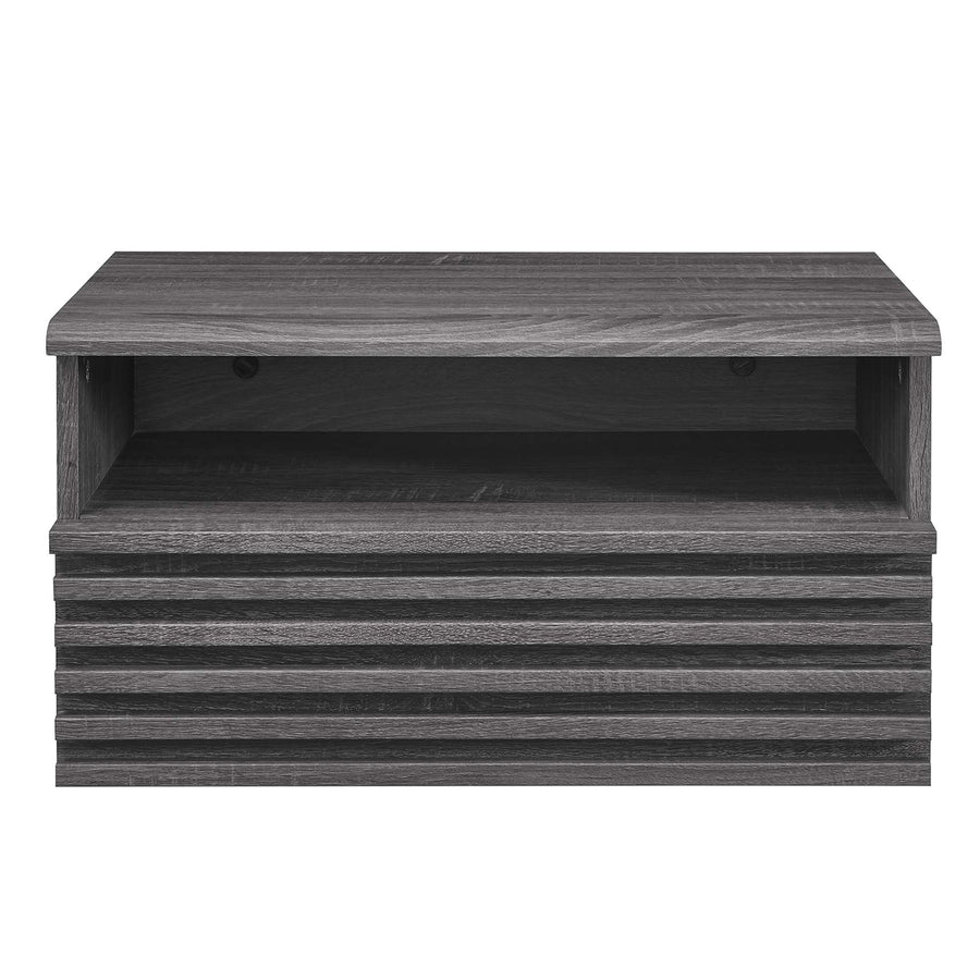 Vera Wall-Mount Nightstand in Charcoal