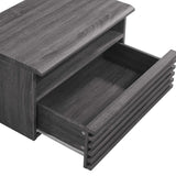 Vera Wall-Mount Nightstand in Charcoal