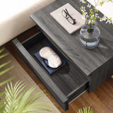 Vera Wall-Mount Nightstand in Charcoal