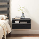 Vera Wall-Mount Nightstand in Charcoal