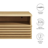 Vera Wall-Mount Nightstand in Oak