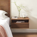 Vera Wall-Mount Nightstand in Walnut