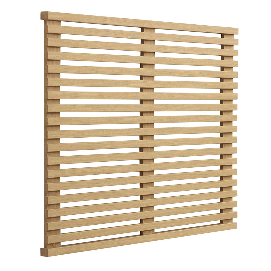 Vera Wall Mount Twin Headboard in Oak