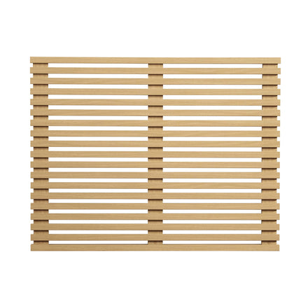 Render Wall Mount Twin Headboard in Oak