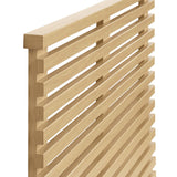 Vera Wall Mount Twin Headboard in Oak