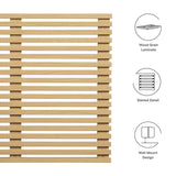 Vera Wall Mount Twin Headboard in Oak