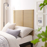 Vera Wall Mount Twin Headboard in Oak