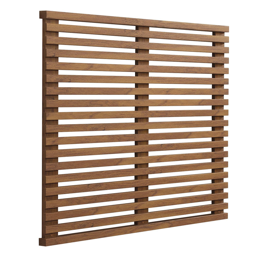 Vera Wall Mount Twin Headboard in Walnut