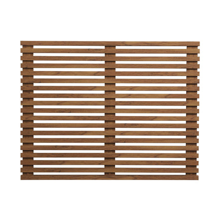 Render Wall Mount Twin Headboard in Walnut
