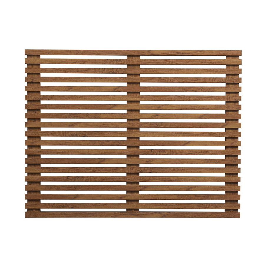 Vera Wall Mount Twin Headboard in Walnut