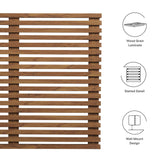 Vera Wall Mount Twin Headboard in Walnut