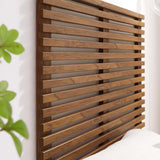 Vera Wall Mount Twin Headboard in Walnut