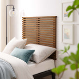 Vera Wall Mount Twin Headboard in Walnut