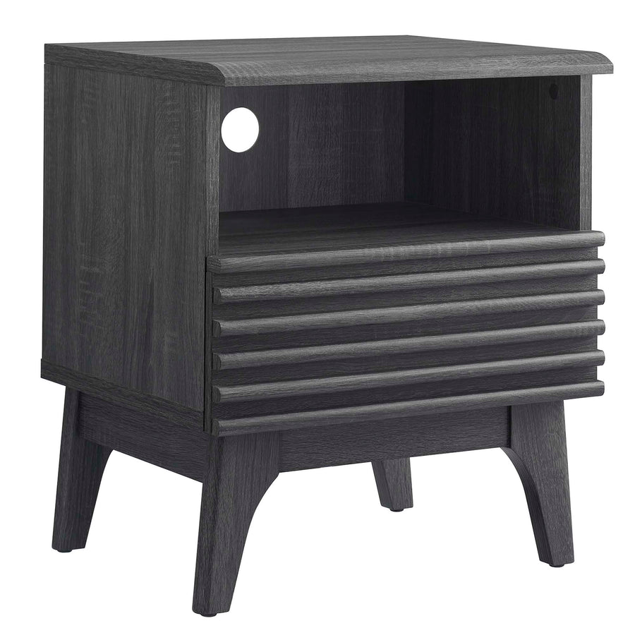 Vera Nightstand in Charcoal