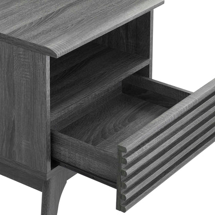 Render Nightstand in Charcoal