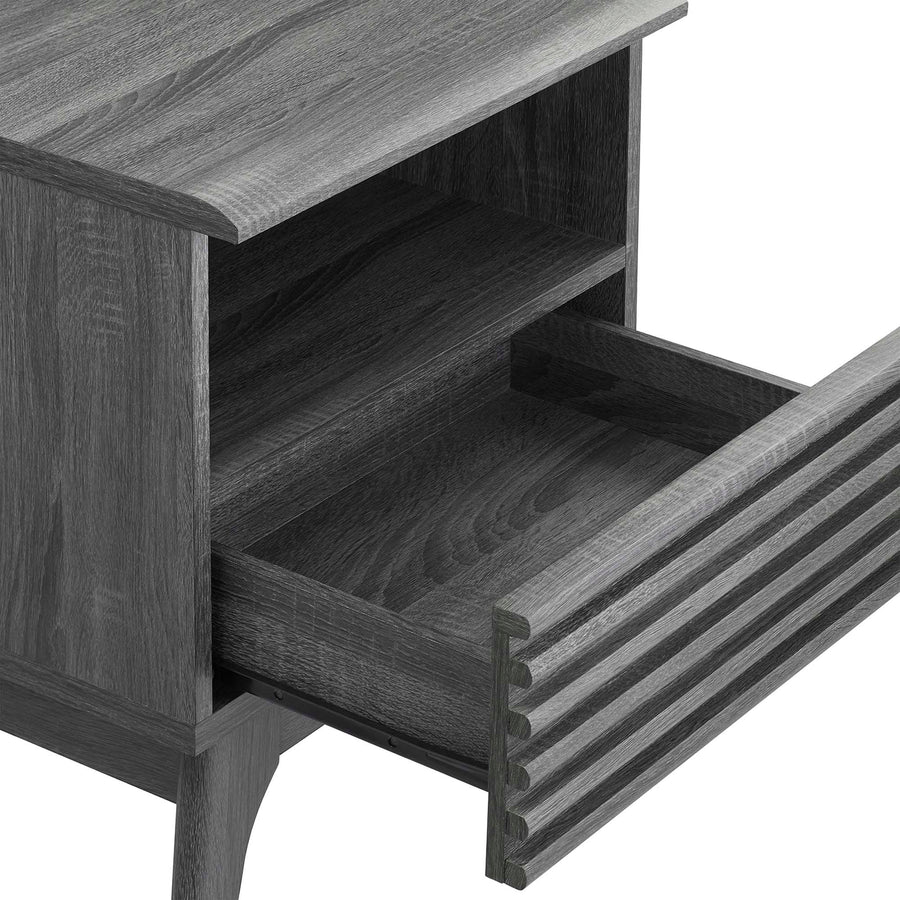 Vera Nightstand in Charcoal