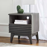 Vera Nightstand in Charcoal