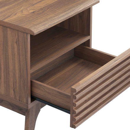 Render Nightstand in Walnut