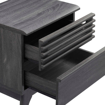 Render Nightstand in Charcoal