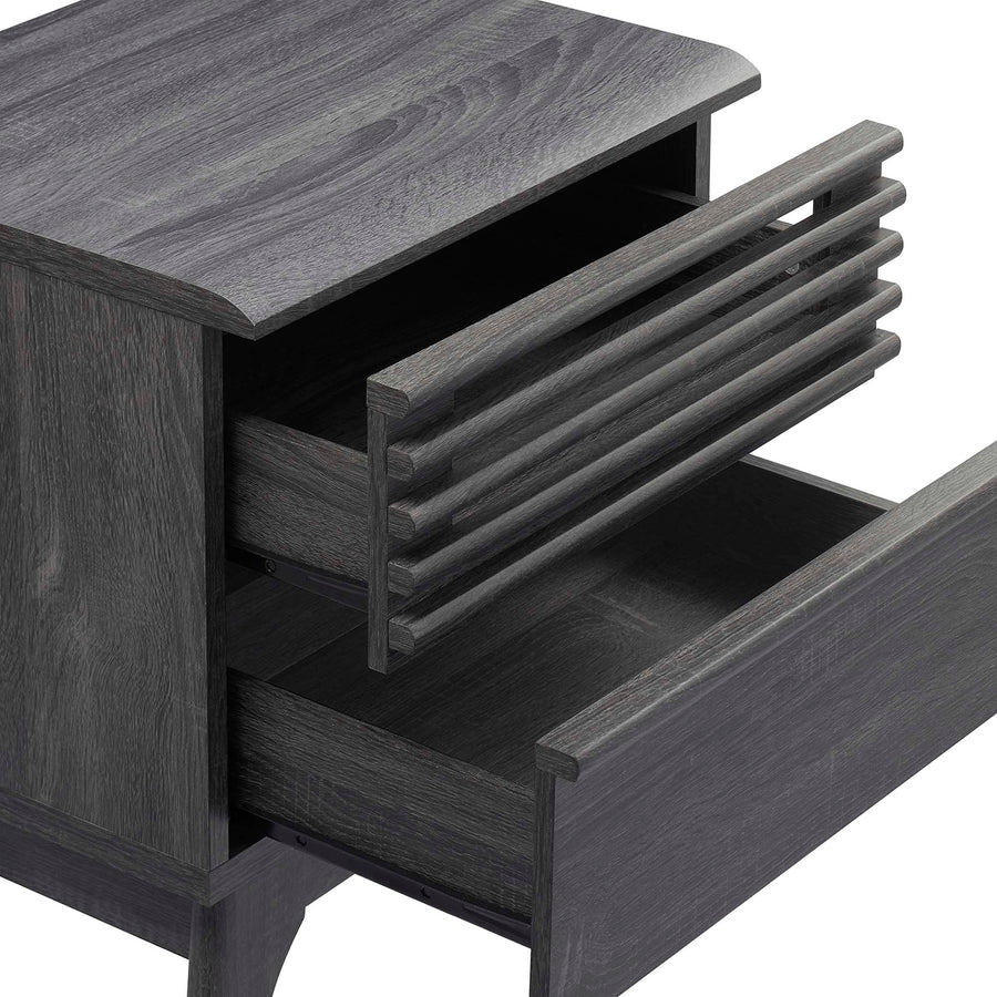 Vera Nightstand in Charcoal
