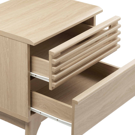Render Nightstand in Oak