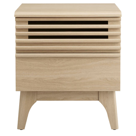 Render Nightstand in Oak