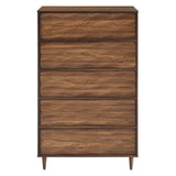 Jaen 5-Drawer Chest in Walnut